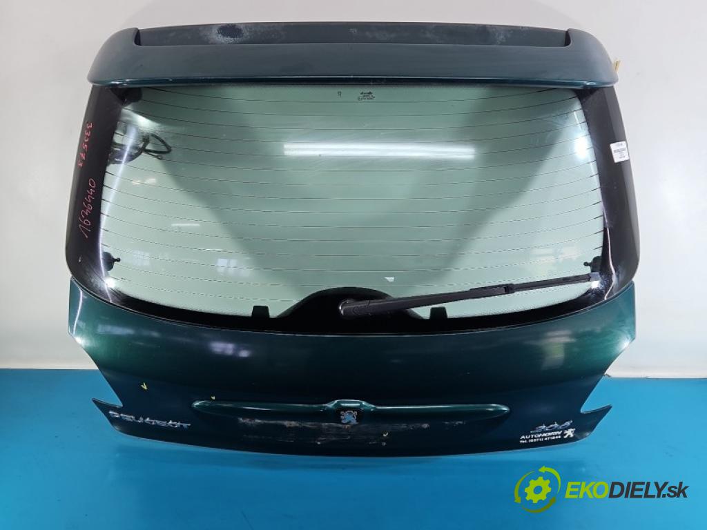 Peugeot 206 1.4 8V 75 HP manual 55 kW 1360 cm3 5- zadna kufor  (Kapota zadná (kufor))