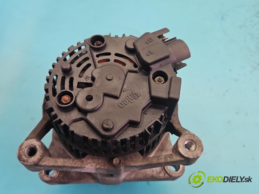 Peugeot 206 1.4 8V 75 hp manual 55 kW 1360 cm3 5- Alternator 9623727180 (Alternátor)