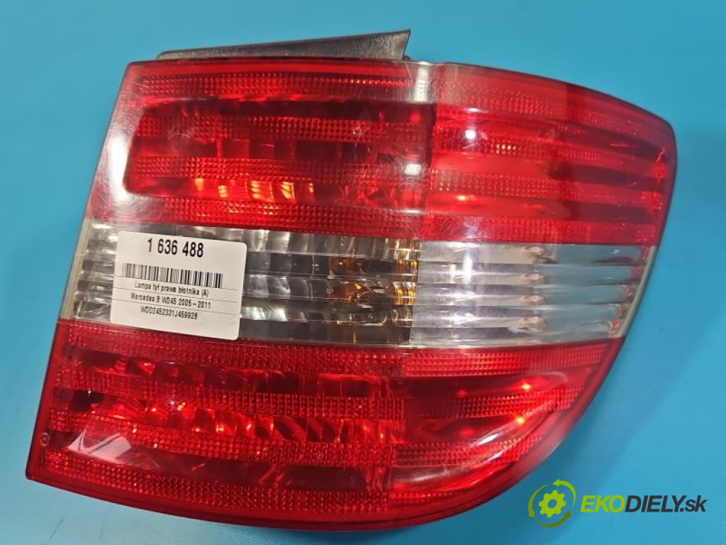 Mercedes B W245 2005-2011 2.0 8V 116 hp automatic 85 kW 2034 cm3 5- světlo zadní pravé blatník: A1698202664
