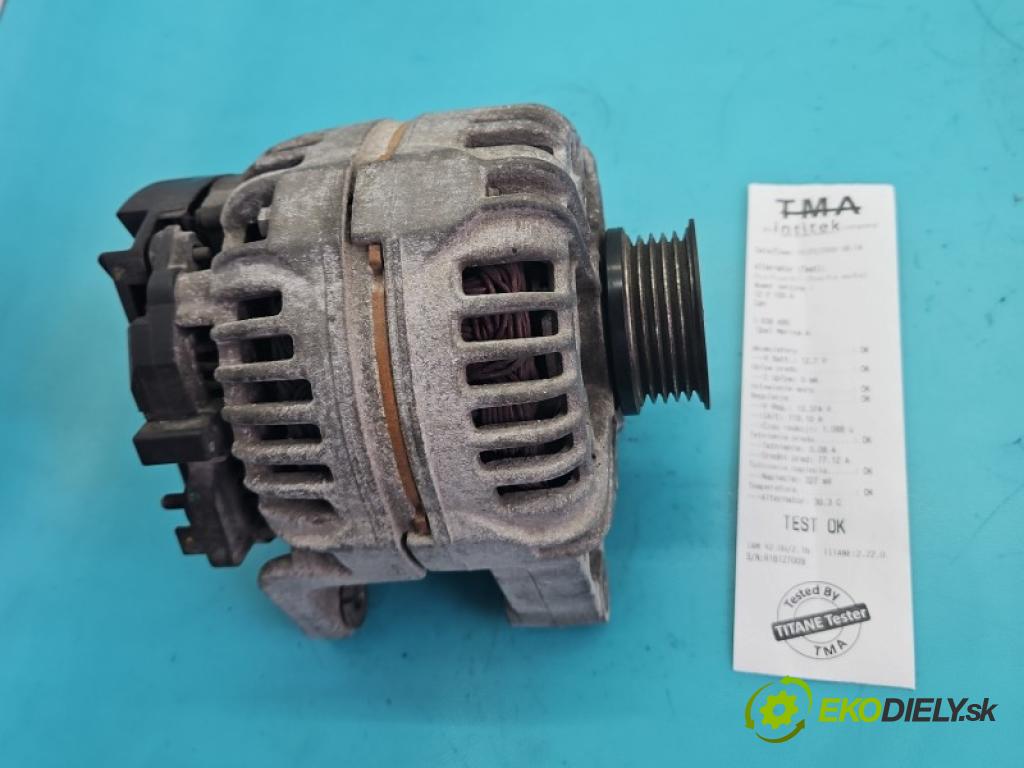 Opel Meriva A 2002-2010 1.4 16V 90 hp manual 66 kW 1364 cm3 5- Alternator 55556068 (Alternátor)