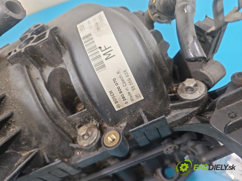 Opel Meriva A 2002-2010 1.4 16V 90 HP manual 66 kW 1364 cm3 5- zvod nasávací Z14XEP (Sacie potrubie)
