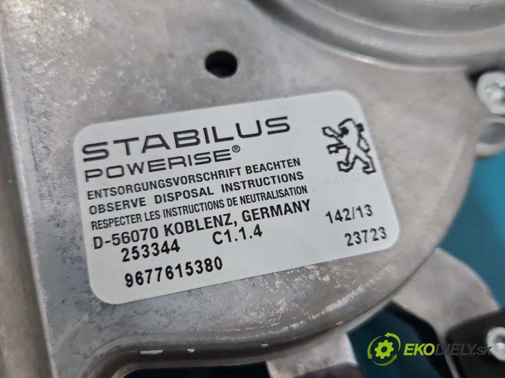 Peugeot 508 I 2010-2018 2.0 hdi 163 hp automatic 120 kW 1997 cm3 5- Aktuátor: kufrových dveří levý 9677615380