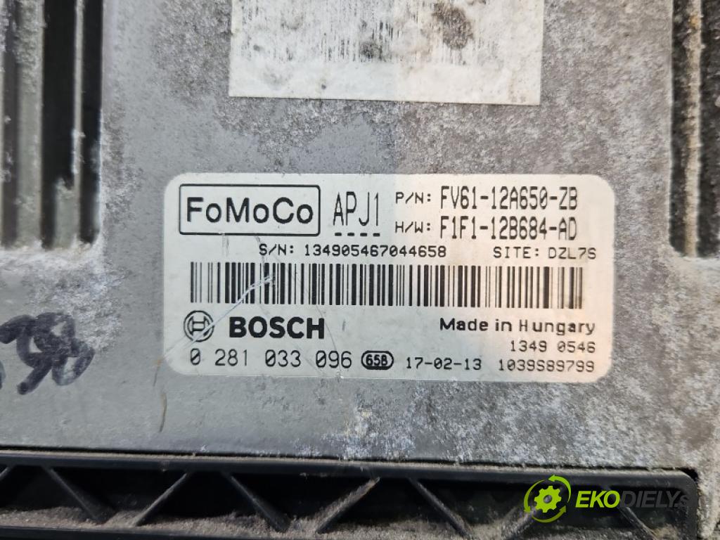 Ford Transit Connect II 2012-2022 1.5 tdci 120 HP manual 88.2 kW 1499 cm3 4- riadiaca jednotka motora 0281033096