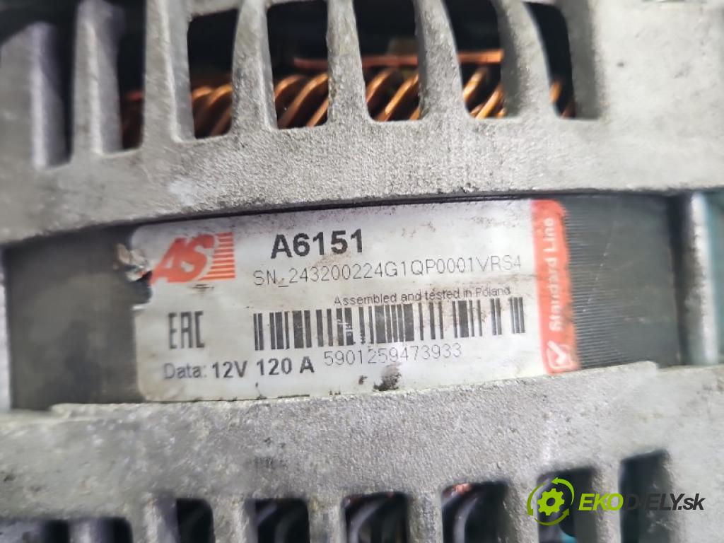 Ford C-Max I 2003-2010 1.8 16V 120 hp manual 88 kW 1798 cm3 5- Alternator (Alternátor)