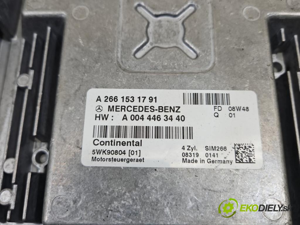 Mercedes B W245 2005-2011 2.0 8V 116 HP automatic 85 kW 2034 cm3 5- riadiaca jednotka motora A2661531791