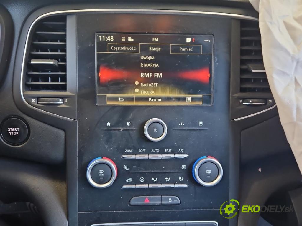 Renault Megane IV 2016-2024 1.5 dci 90 hp manual 66 kW 1461 cm3 5- Radio továrna: 280901068R