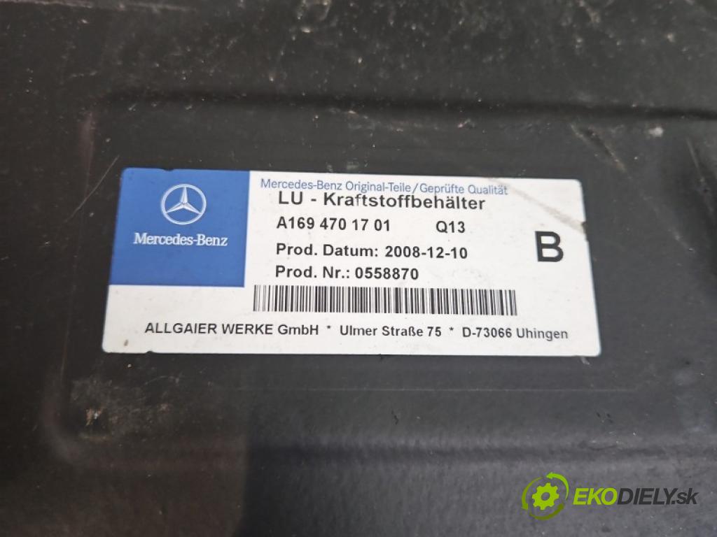 Mercedes B W245 2005-2011 2.0 8V 116 hp automatic 85 kW 2034 cm3 5- Nádrž: paliva A1694701701 (Palivová nádrž)