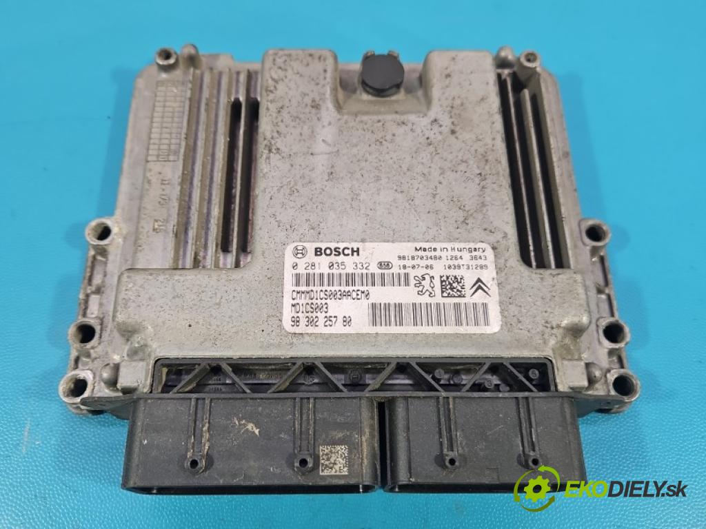 Peugeot 308 II 2013-2021 1.5 hdi 131 HP manual 96 kW 1499 cm3 5- riadiaca jednotka motora 0281035332