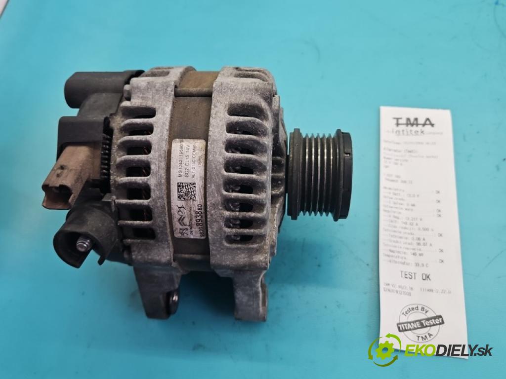 Peugeot 308 II 2013-2021 1.5 hdi 131 hp manual 96 kW 1499 cm3 5- Alternator 9820893880 (Alternátor)