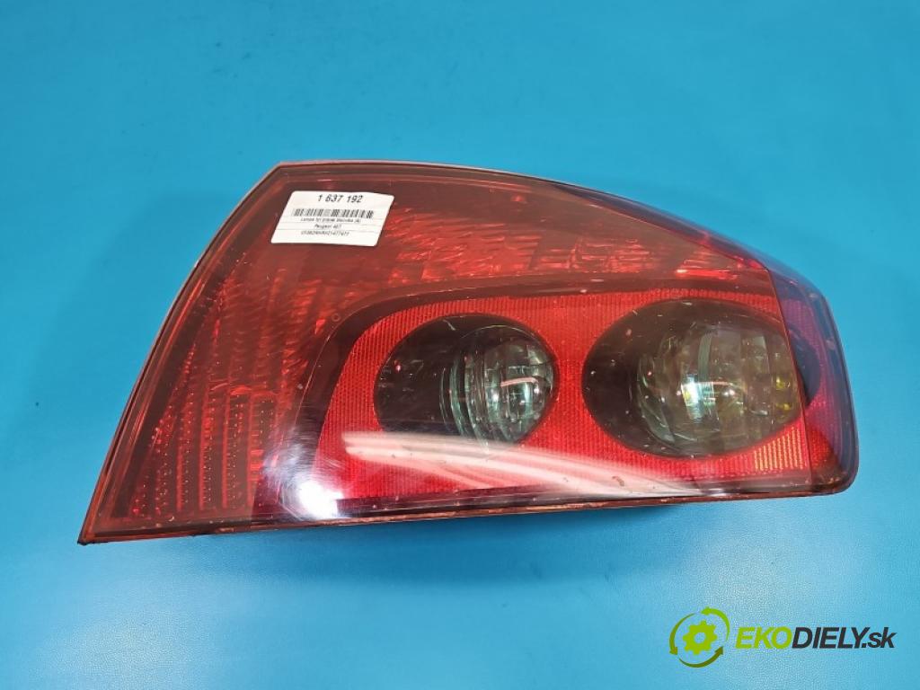 Peugeot 407 2.0 hdi 136hp manual 100 kW 1997 cm3 4- světlo zadní pravé blatník: 