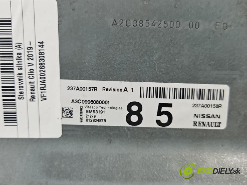 Renault Clio V 2019- 1.6 16v 91 KM automatic 67 kW 1598 cm3 5- riadiaca jednotka motora 237A00157R