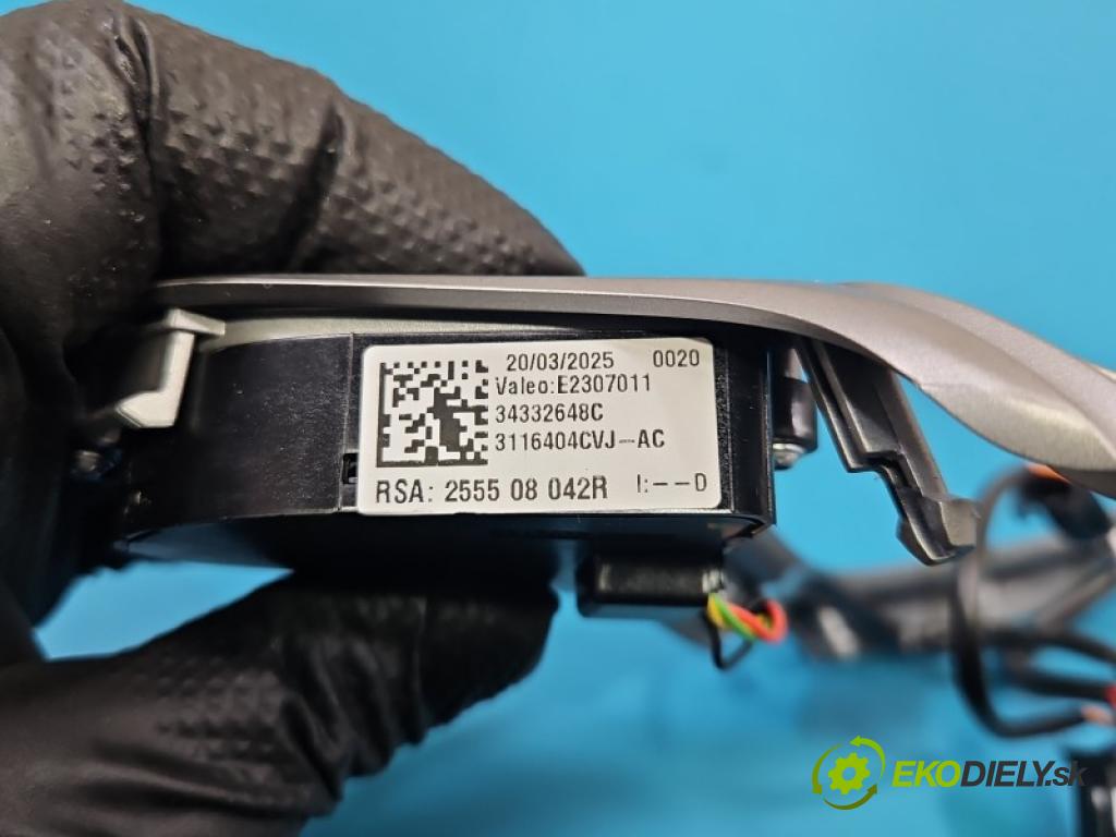 Dacia Sandero III 2020- 1.0 SCe 91KM manual 67 kW 999 cm3 5- Přepínač multifunkční: řízení: 255508042R (Páčky pod volantem)