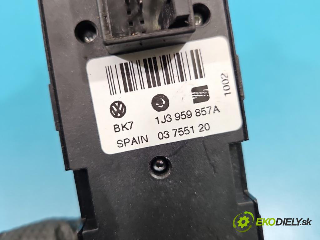 Skoda Fabia I 1999-2007 1.4 tdi 75 hp manual 55 kW 1422 cm3 5- Přepínač oken zpětných zrcátek 1J3959857A