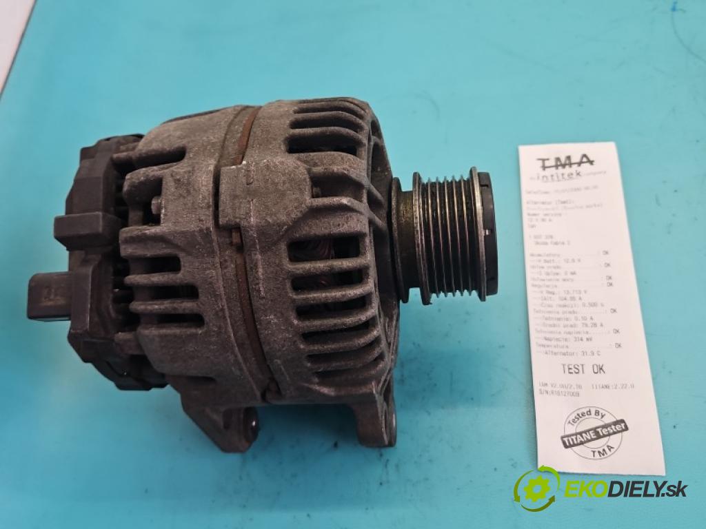 Skoda Fabia I 1999-2007 1.4 tdi 75 hp manual 55 kW 1422 cm3 5- Alternator 045903023 (Alternátor)