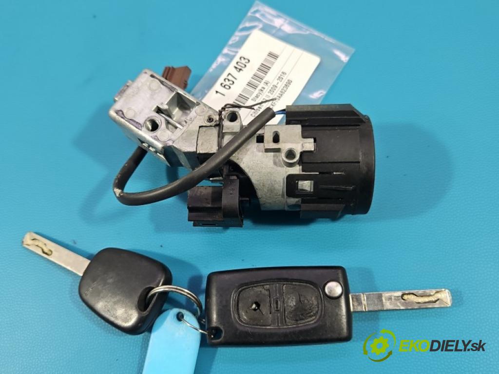Citroen C3 II 2009-2016 1.4 8V 73 hp manual 54 kW 1360 cm3 5- spínací skříňka 9663123380 (Spínací skříňka)