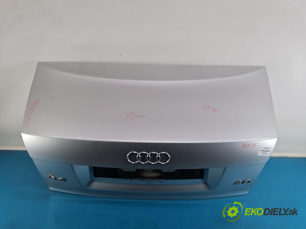 Audi A4 B6 2000-2004 2.0 20V ALT 131 HP manual 96 kW 1984 cm3 4- zadna kufor (Kapota zadná (kufor))