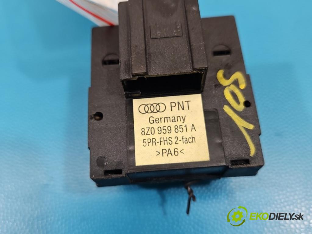 Audi A4 B6 2000-2004 2.0 20V ALT 131 HP manual 96 kW 1984 cm3 4- prepínač okien spätných zrkadiel 8Z0959851A