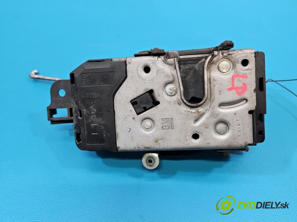 Opel Astra III 2004-2014 1.6 16V 105 hp manual 77 kW 1598 cm3 5- zámek přední levý 13210748