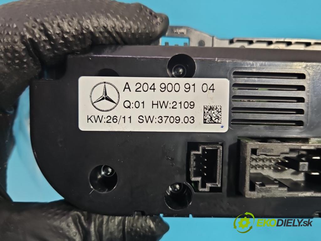 Mercedes GLK X204 2008-2015 2.2 cdi 170 hp automatic 125 kW 2143 cm3 5- palubní deska panel topení A2049009104