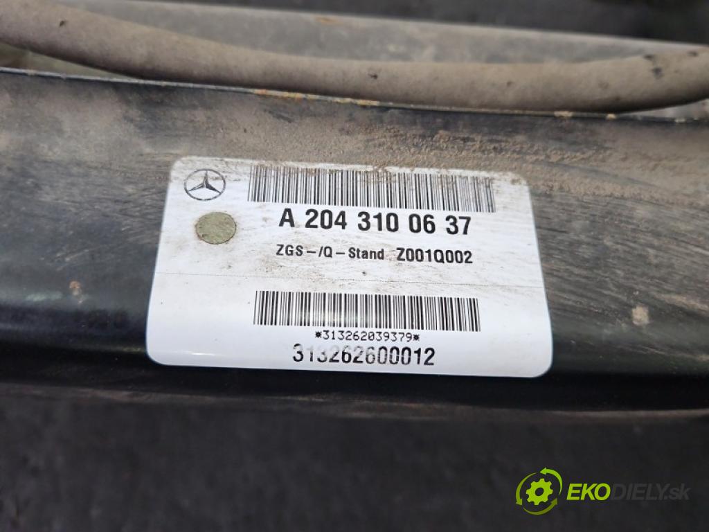 Mercedes GLK X204 2008-2015 2.2 cdi 170 HP automatic 125 kW 2143 cm3 5- Hák: vlečení: A2043100637 (Ťažné zariadenie)