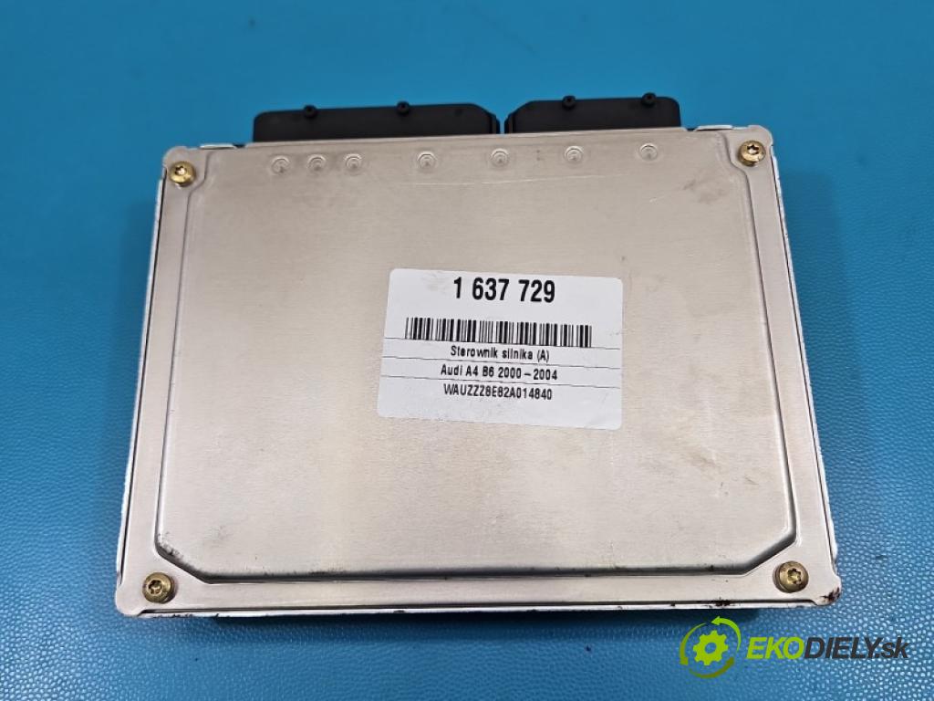 Audi A4 B6 2000-2004 2.0 20V ALT 131 HP manual 96 kW 1984 cm3 4- riadiaca jednotka motora 8E0909557