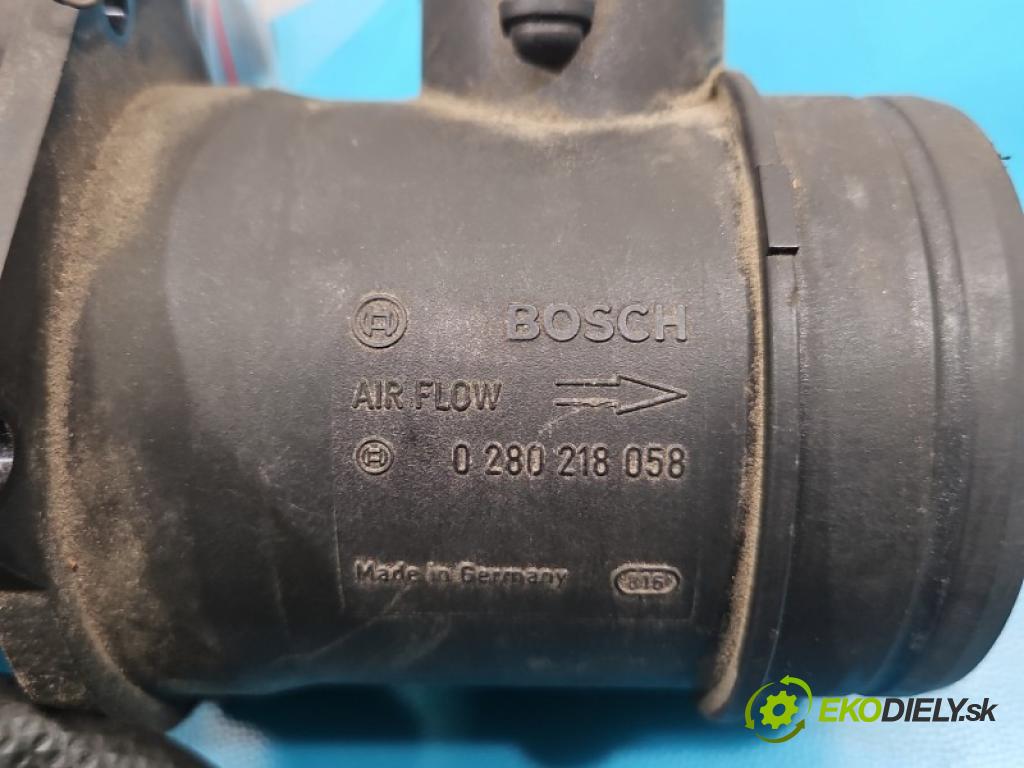 Audi A4 B6 2000-2004 2.0 20V 131 hp manual 96 kW 1984 cm3 4- váha vzduchu 0280218058 (Snímač hmotnosti vzduchu)