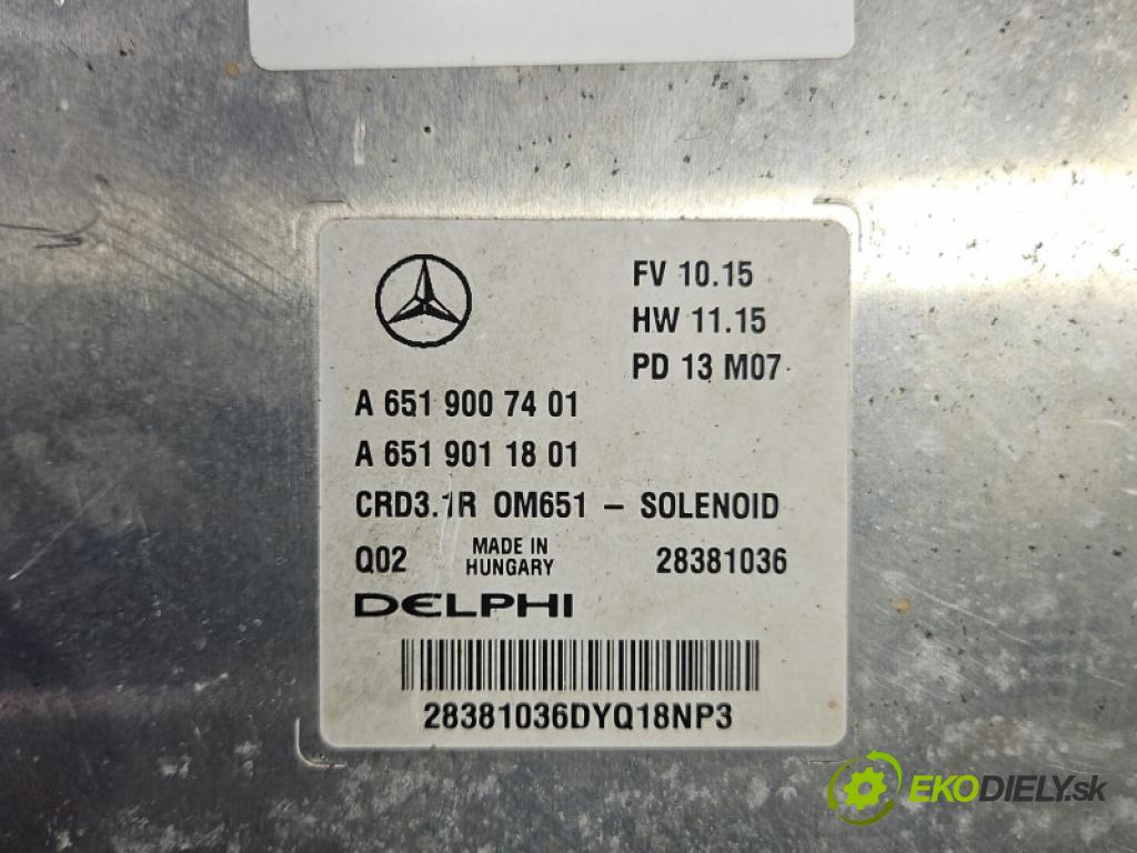 Mercedes GLK X204 2008-2015 2.2 cdi 170 HP automatic 125 kW 2143 cm3 5- riadiaca jednotka motora A6519007401