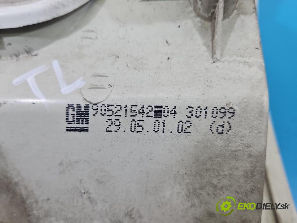 Opel Astra II 1998-2009 1.8 16V 116 hp manual 85 kW 1796 cm3 5- světlo zadní levé blatník: 90521542