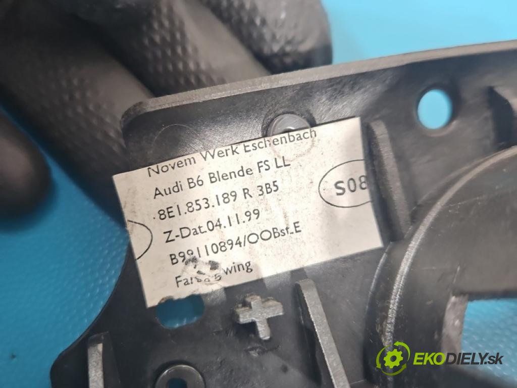 Audi A4 B6 2000-2004 2.0 20V 131 hp manual 96 kW 1984 cm3 4- lišta ozdobná interiéry: 8E1853189R