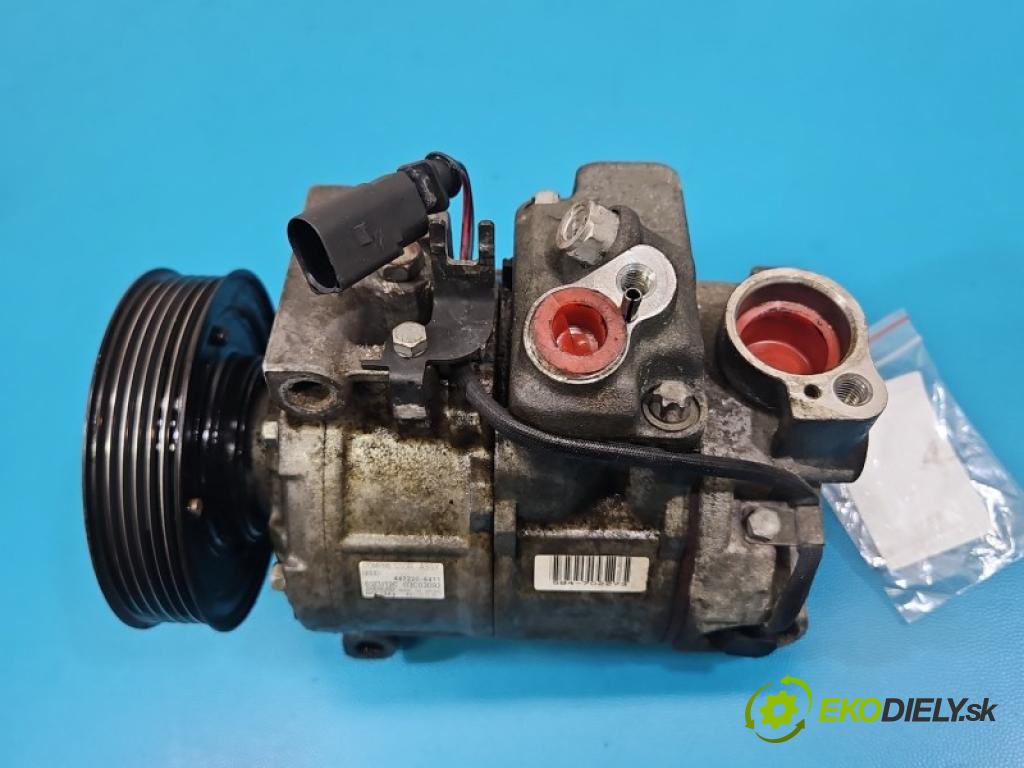 Audi A4 B6 2000-2004 2.0 20V 131 hp manual 96 kW 1984 cm3 4- Kompresor: klíma 447220-8411 (Kompresor klimatizace)