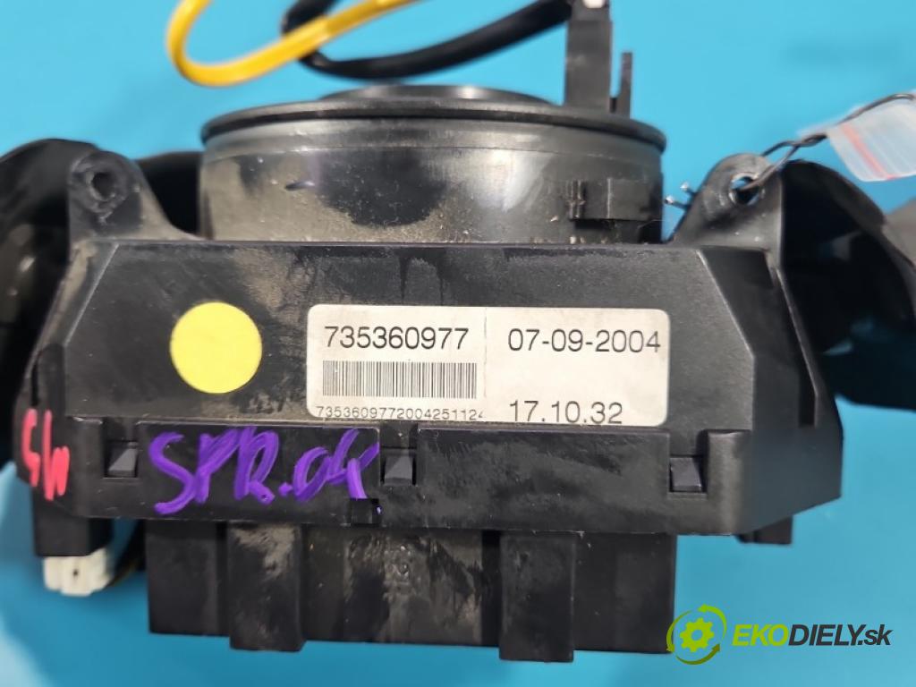 Fiat Panda II 2003-2012 1.2 8V 60 hp automatic 44 kW 1242 cm3 5- Přepínač sdružený 735360977 (Páčky pod volantem)