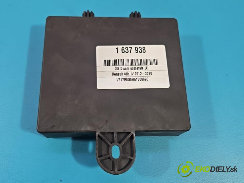 Renault Clio IV 2012-2020 1.2 16V 73 hp manual 54 kW 1149 cm3 5- řídící jednotka 231A04792R
