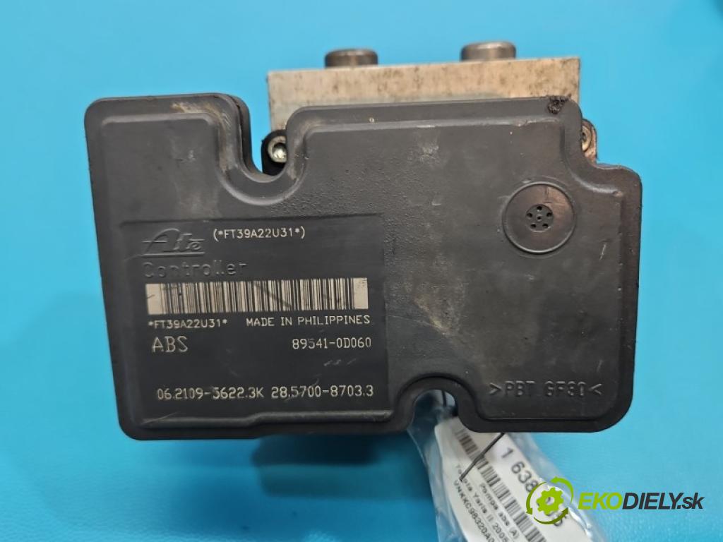 Toyota Yaris II 2005-2011 1.4 D4D 90 HP manual 66 kW 1364 cm3 5- čerpadlo abs 89541-0D060 (Pumpa ABS)
