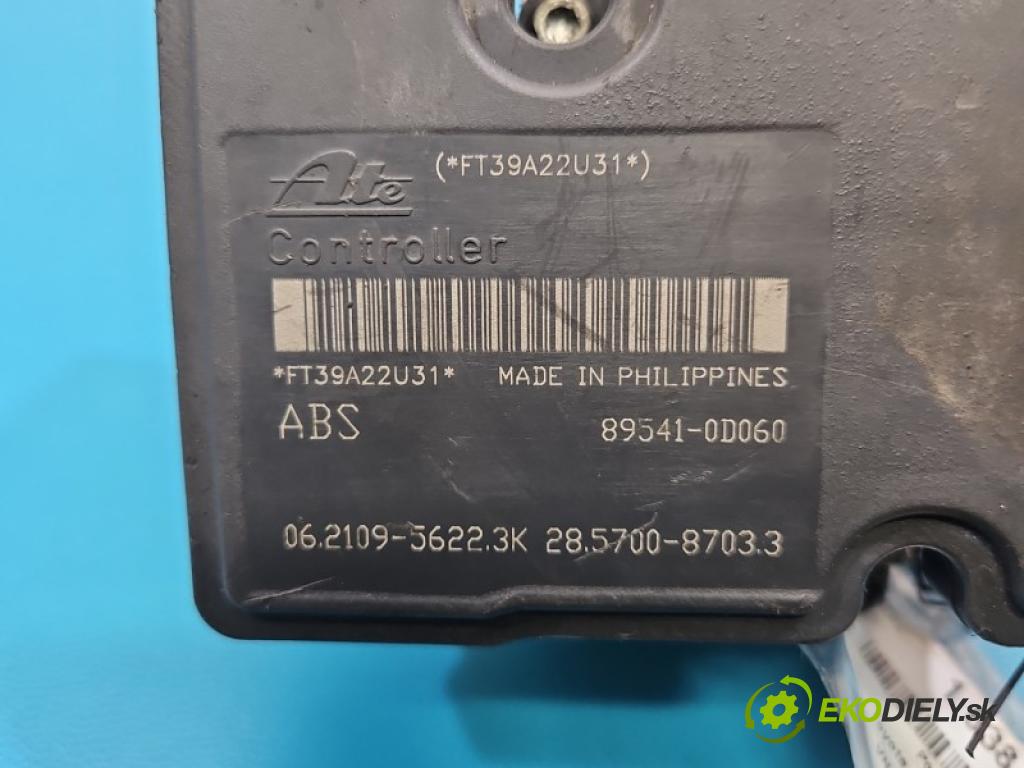 Toyota Yaris II 2005-2011 1.4 D4D 90 HP manual 66 kW 1364 cm3 5- čerpadlo abs 89541-0D060 (Pumpa ABS)