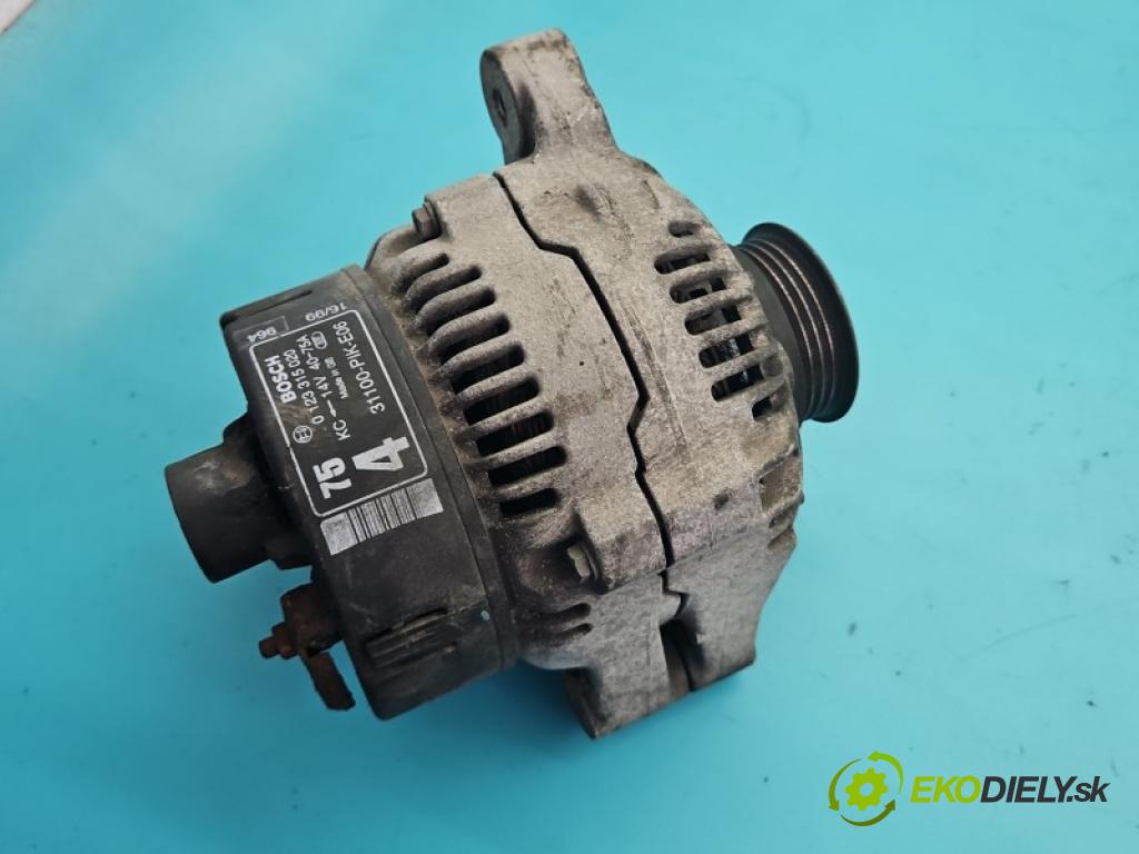 Honda Civic VI 1995-2001 1.4 16V 90 hp manual 66 kW 1396 cm3 5- Alternator 31100-PIK-E06 (Alternátor)