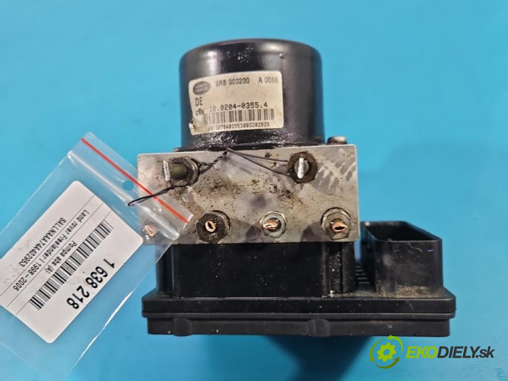 Land rover Freelander I 1998-2006 1.8 16V 120 HP manual 88 kW 1796 cm3 3- čerpadlo abs 100925-08513 (Pumpa ABS)