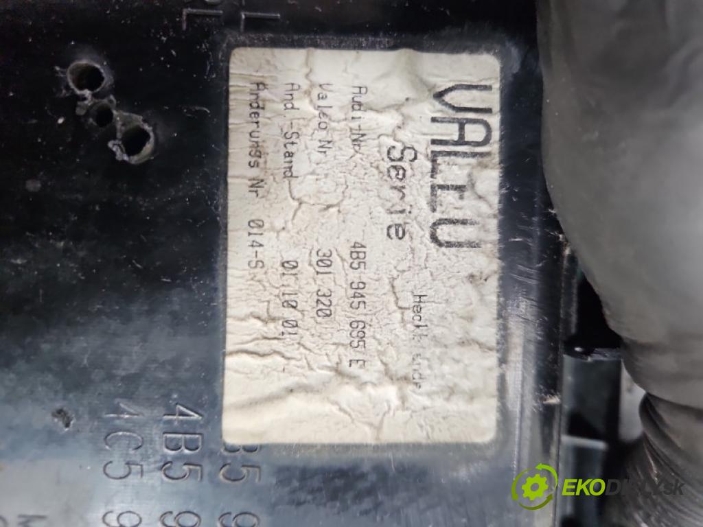 Audi A6 C5 1997-2004 2.4 V6 170 HP automatic 125 kW 2393 cm3 4- zaslepka: zadné 4B5945695E