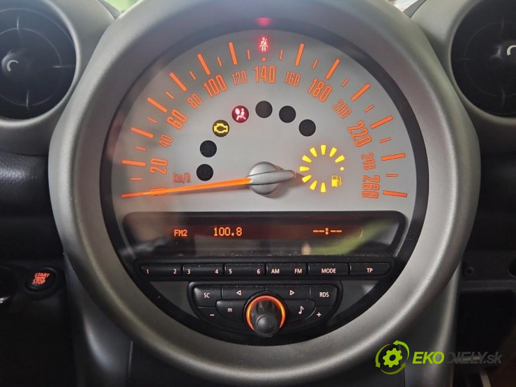 Mini Countryman I 2010-2017 1.6 T 184 hp automatic 135 kW 1598 cm3 5- Radio továrna: 3456363