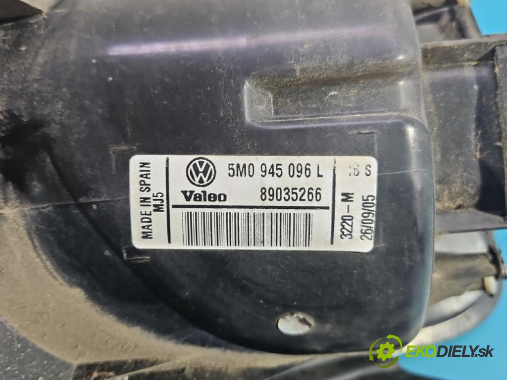 Vw Golf plus 1.4 16V 75 hp manual 55 kW 1390 cm3 5- světlo zadní pravé blatník: 5M0945096L