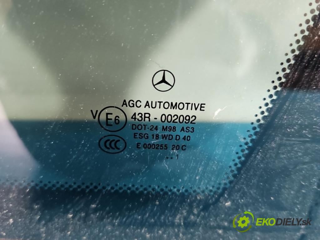 Mercedes GLK X204 2008-2015 2.2 cdi 170 HP automatic 125 kW 2143 cm3 5- sklo zadné pravé