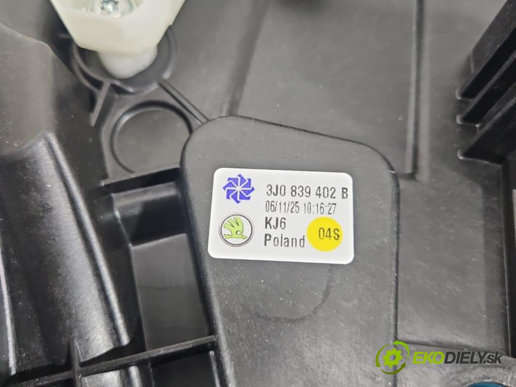 Vw Passat B9 2023- 1.5 TSI 150 hp automatic 110 kW 1498 cm3 5- mechanismus stahování zadní pravý 3J0839402B