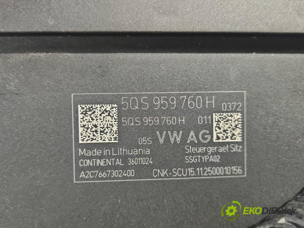 Vw Passat B9 2023- 1.5 TSI 150 hp automatic 110 kW 1498 cm3 5- řídící jednotka 5QS959760H
