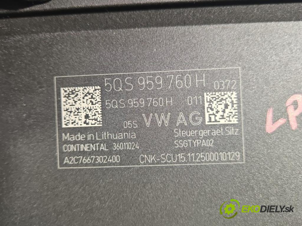Vw Passat B9 2023- 1.5 TSI 150 hp automatic 110 kW 1498 cm3 5- řídící jednotka 5QS959760H
