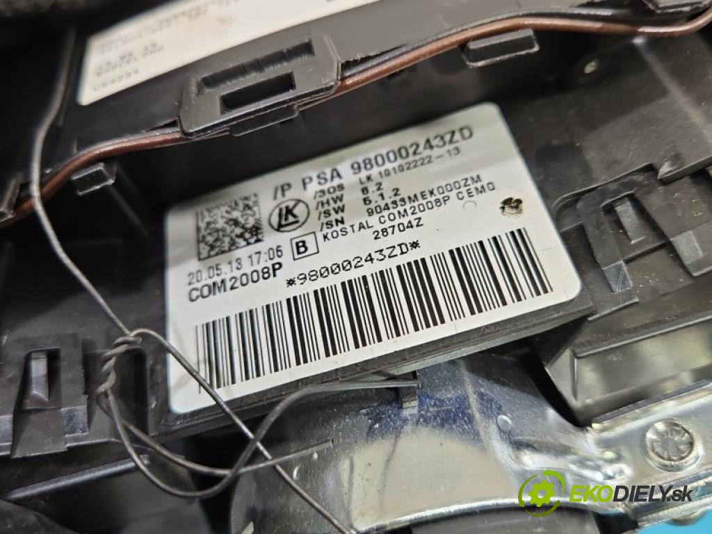 Peugeot 508 I 2010-2018 2.0 hdi 163 HP automatic 120 kW 1997 cm3 5- prepínač komplex: 98000243ZD (Prepínacie páčky pod volantom)