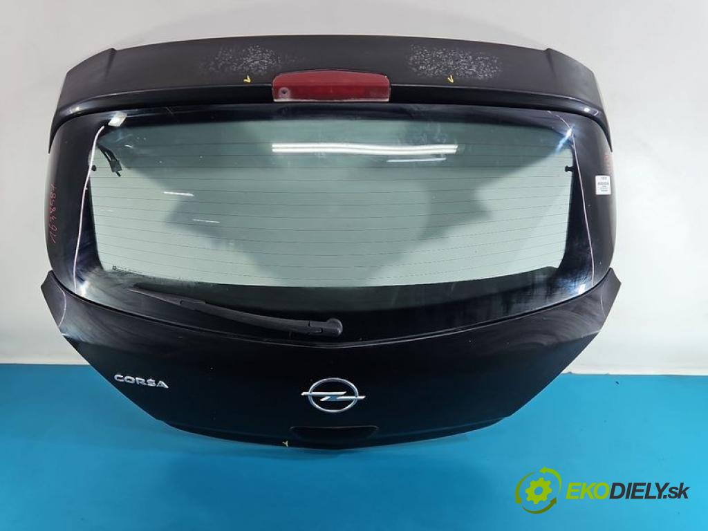 Opel Corsa D 2006-2014 1.4 16V 101 HP manual 74 kW 1389 cm3 5- zadna kufor  (Kapota zadná (kufor))