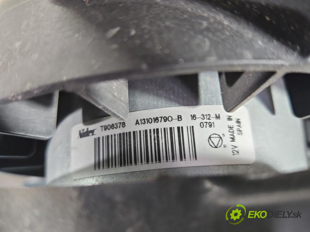 Renault Megane IV 2016-2024 1.5 dci 90 hp manual 66 kW 1461 cm3 5- ventilátor chladič T906378
