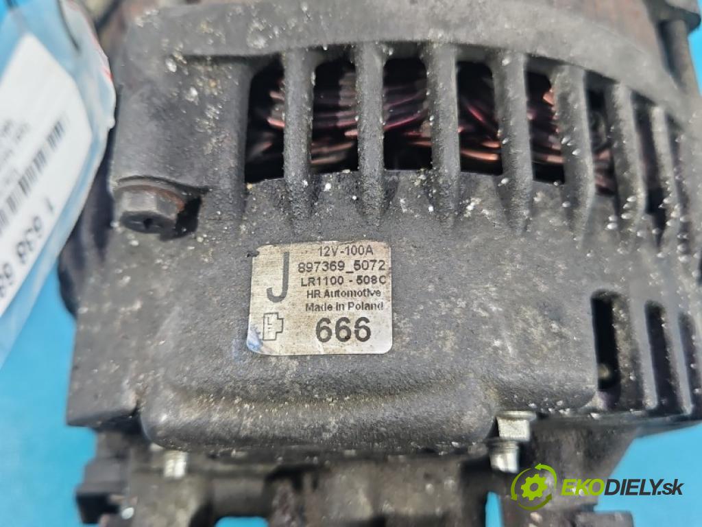 Opel Astra III 2004-2014 1.7 cdti 101 hp manual 74 kW 1686 cm3 5- Alternator  (Alternátor)