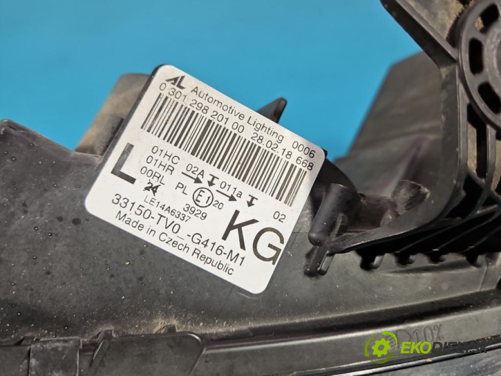 Honda Civic IX 2011-2017 1.8 16V 141 HP manual 104 kW 1798 cm3 5- Reflektor: ľavý 33150-TV0-G416-M1 (Kľučka dverí ostatné)