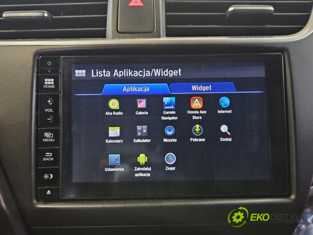 Honda Civic IX 2011-2017 1.8 16V 141 hp manual 104 kW 1798 cm3 5- Radio továrna: 39100TV1G61M1