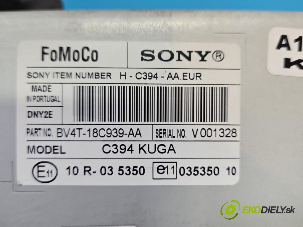 Ford Kuga Mk1 2008-2013 2.0 TDCI 163 HP manual 120 kW 1997 cm3 5- Radio originál BV4T-18C939-AA